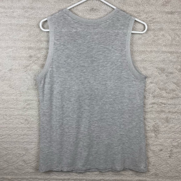 Banana Republic Viscose Sleeveless Top Medium Shimmer Trim - Picture 12 of 15